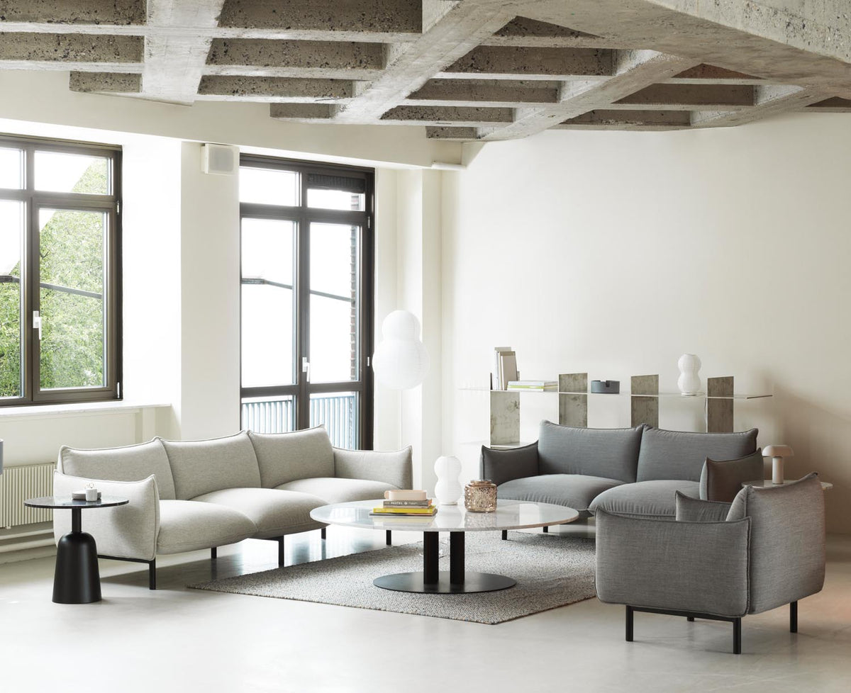 Scala Couchtisch H40 Ø130 cm eiche in  präsentiert im Onlineshop von KAQTU Design AG. Couchtisch ist von Normann Copenhagen