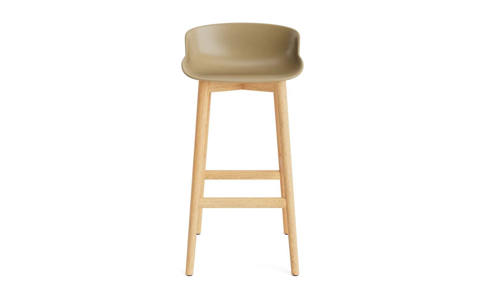 Hyg Barhocker 75 cm Eiche Sand in  präsentiert im Onlineshop von KAQTU Design AG. Barstuhl ist von Normann Copenhagen