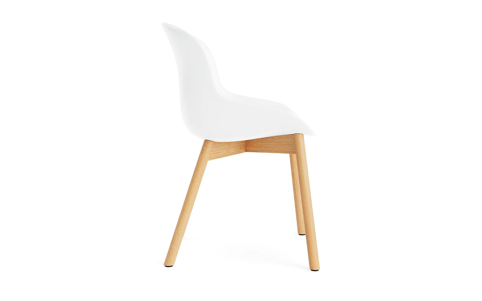 Hyg Stuhl Eiche Weiss in  präsentiert im Onlineshop von KAQTU Design AG. Stuhl ist von Normann Copenhagen