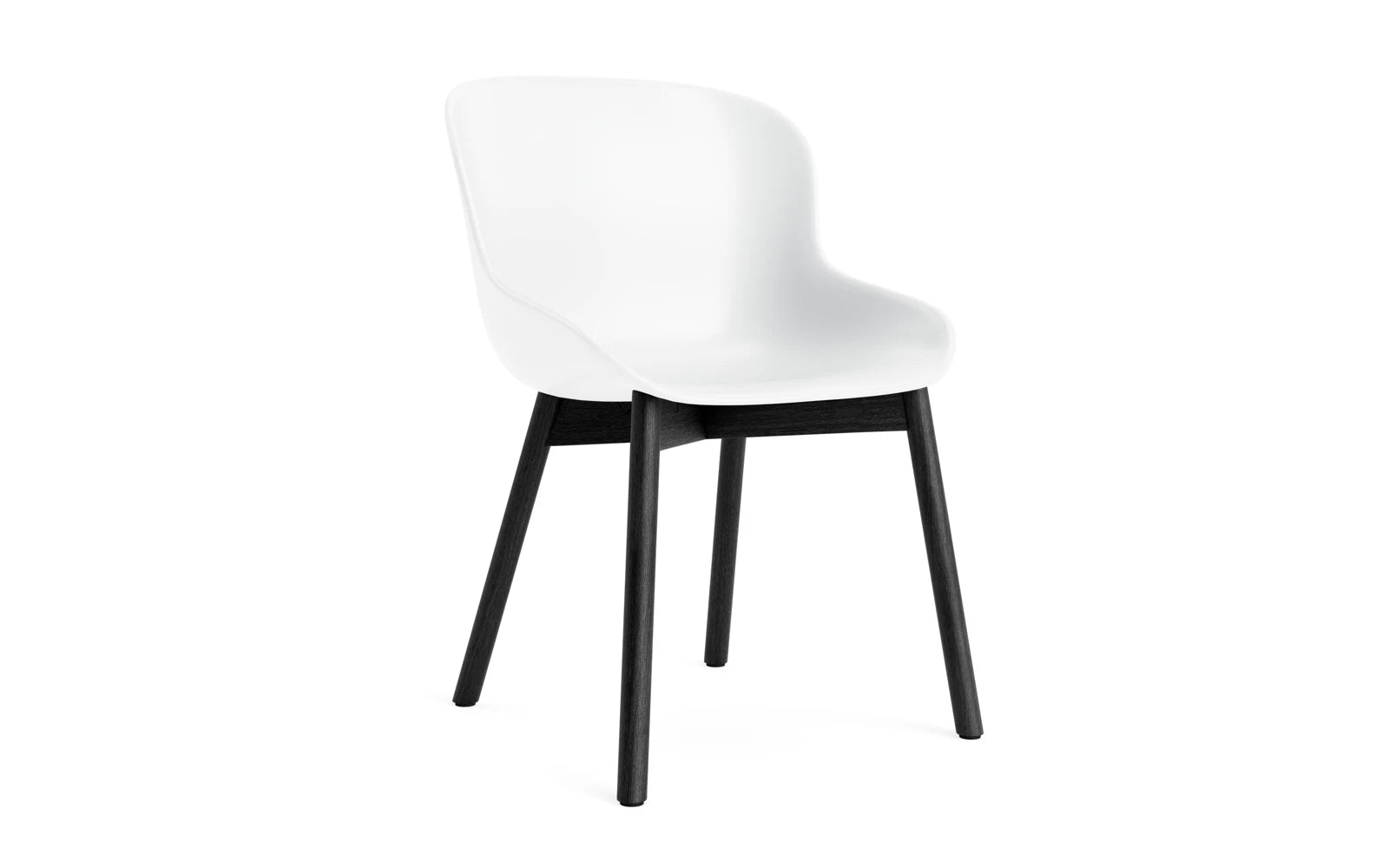 Hyg Stuhl Schwarze Eiche/Weiss in  präsentiert im Onlineshop von KAQTU Design AG. Stuhl ist von Normann Copenhagen