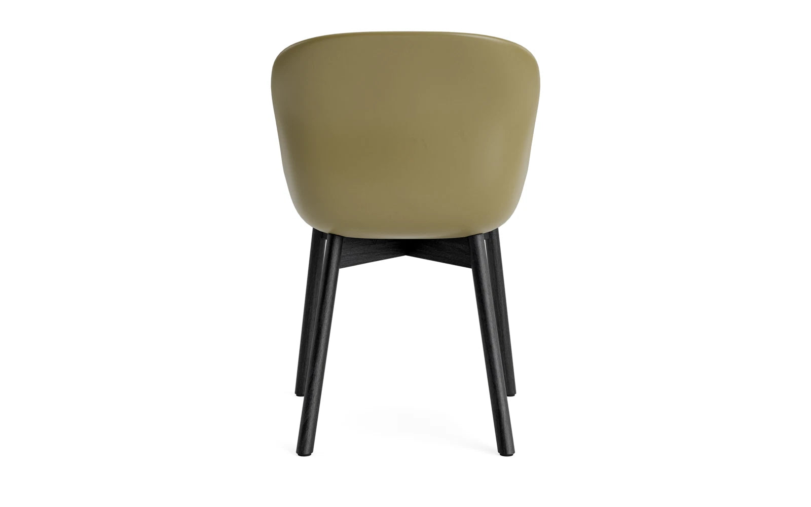 Hyg Stuhl Schwarze Eiche/Olive in  präsentiert im Onlineshop von KAQTU Design AG. Stuhl ist von Normann Copenhagen