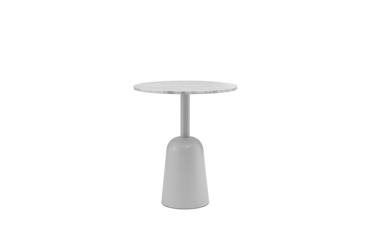 Turn Beistelltisch in Weiss Marmor präsentiert im Onlineshop von KAQTU Design AG. Couchtisch ist von Normann Copenhagen
