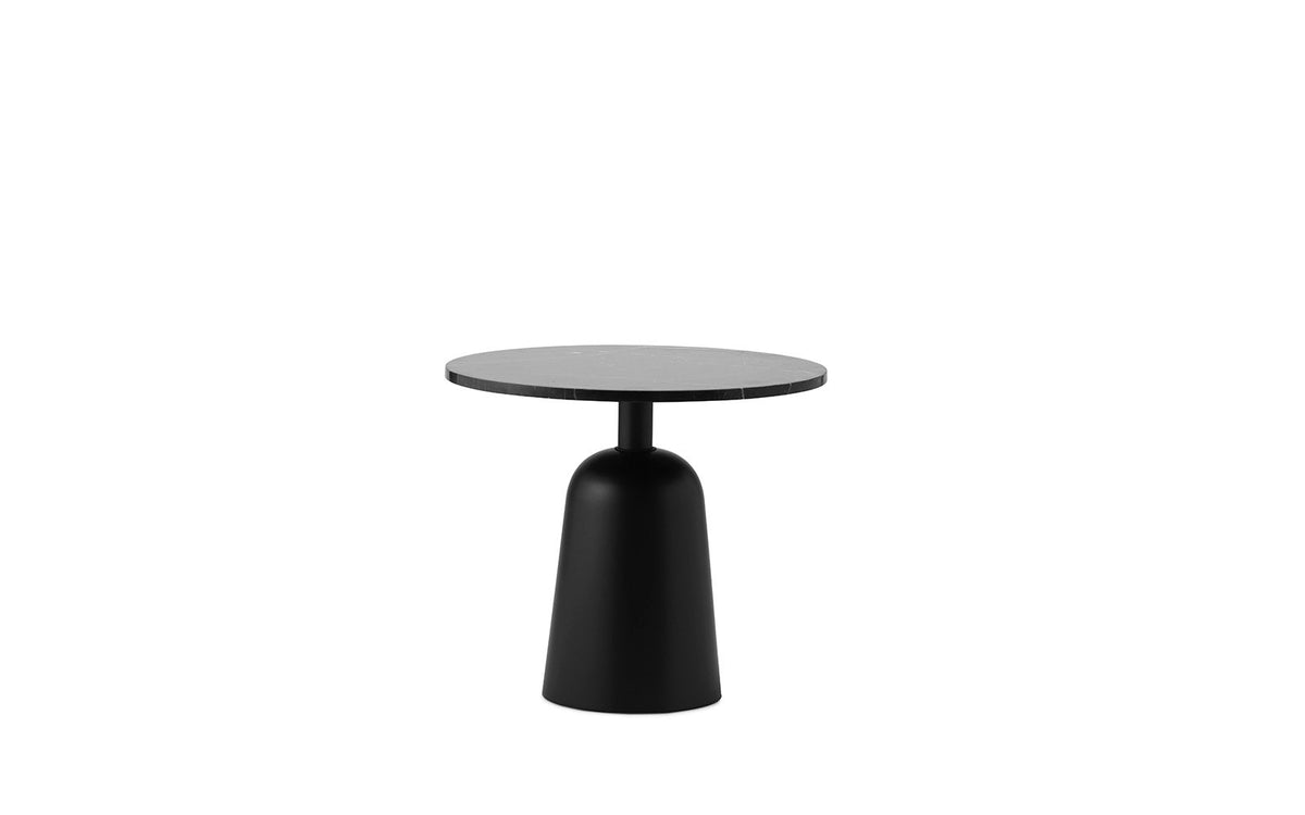 Turn Beistelltisch in Schwarzer Marmor präsentiert im Onlineshop von KAQTU Design AG. Couchtisch ist von Normann Copenhagen