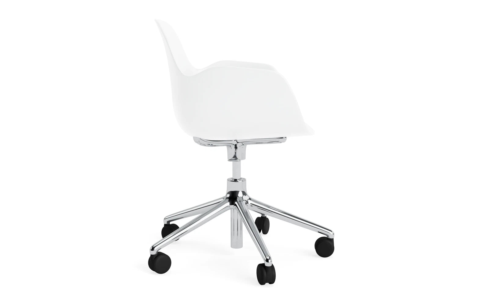 Eleganter Bürostuhl mit Aluminium-Drehgestell, ideal für Besprechungsräume. Vielseitig und personalisierbar.