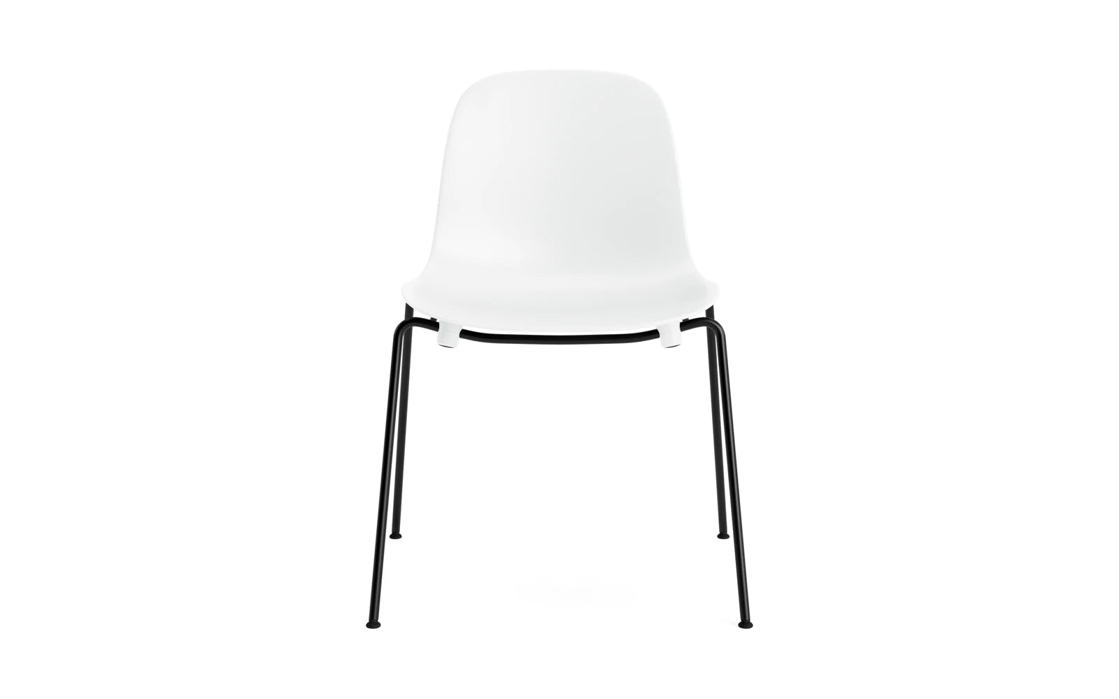 Moderner Form Stapelstuhl von Normann Copenhagen mit Stahlgestell.