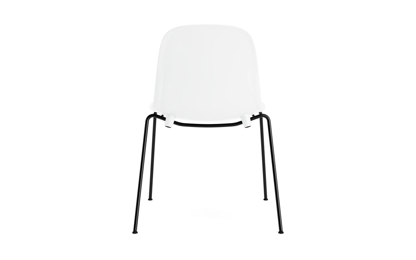 Moderner Form Stapelstuhl von Normann Copenhagen mit Stahlgestell.