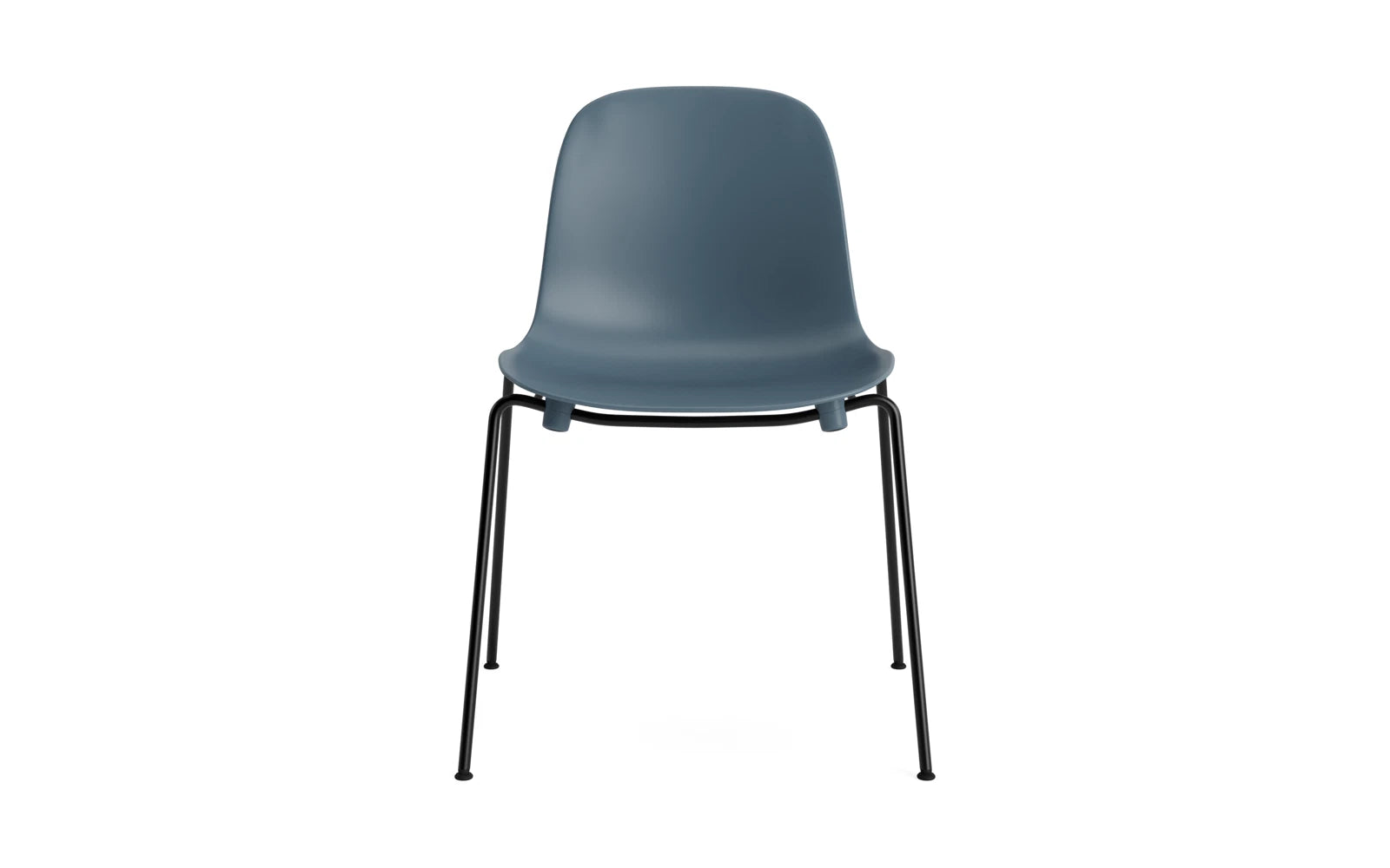 Moderner Form Stapelstuhl von Normann Copenhagen mit Stahlgestell.