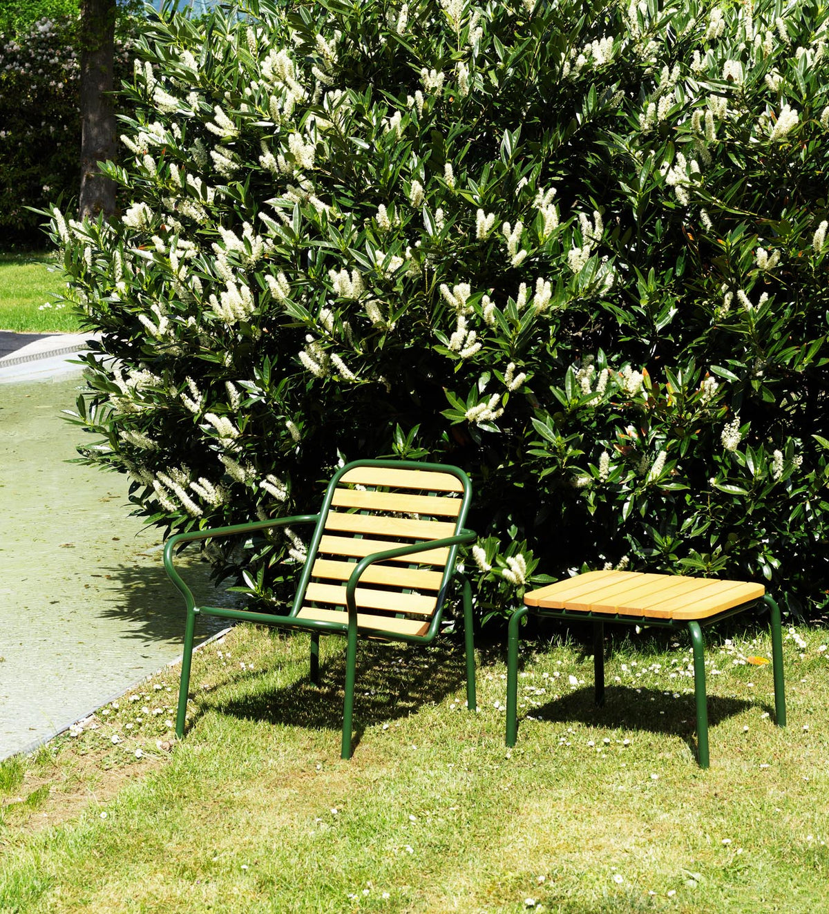 Vig Robinia Beistelltisch in  präsentiert im Onlineshop von KAQTU Design AG. Beistelltisch Outdoor ist von Normann Copenhagen