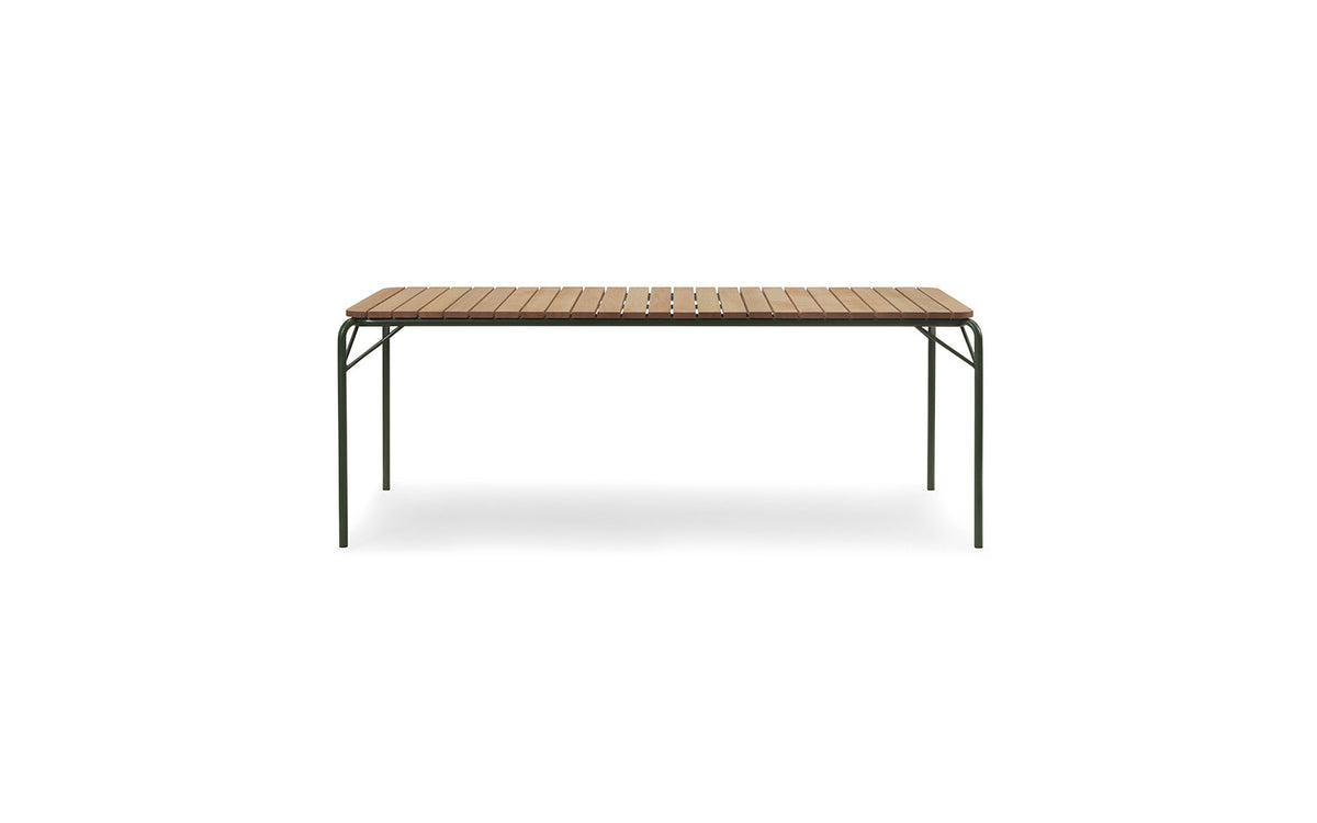 Vig Robinia Tisch in Dunkelgrün präsentiert im Onlineshop von KAQTU Design AG. Gartentisch ist von Normann Copenhagen