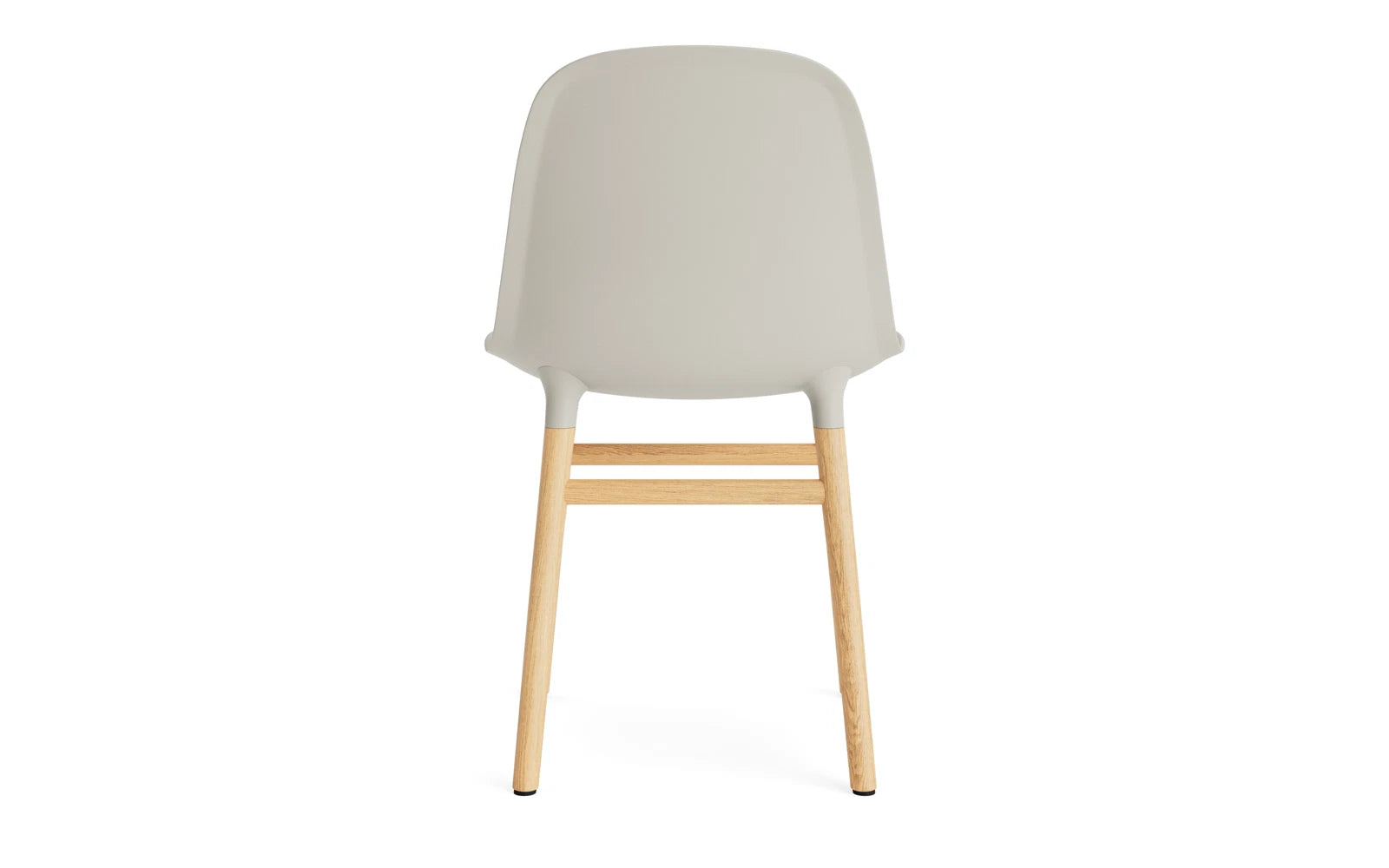 Form Stuhl Hellgrau/Eiche in  präsentiert im Onlineshop von KAQTU Design AG. Stuhl ist von Normann Copenhagen