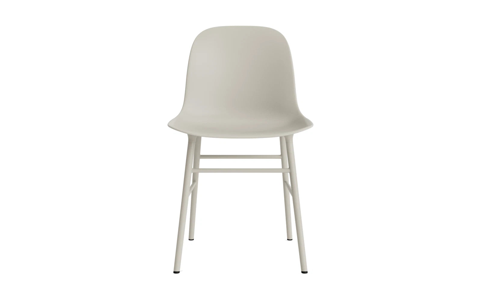 Form Stuhl Hellgrau in  präsentiert im Onlineshop von KAQTU Design AG. Stuhl ist von Normann Copenhagen