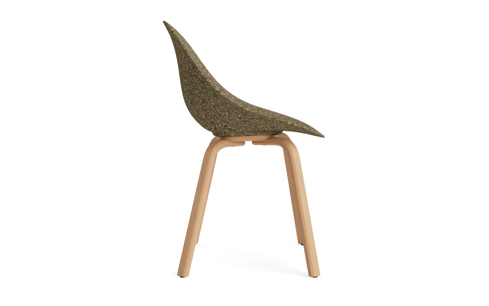 Mat Stuhl Buchenholz in  präsentiert im Onlineshop von KAQTU Design AG. Stuhl ist von Normann Copenhagen
