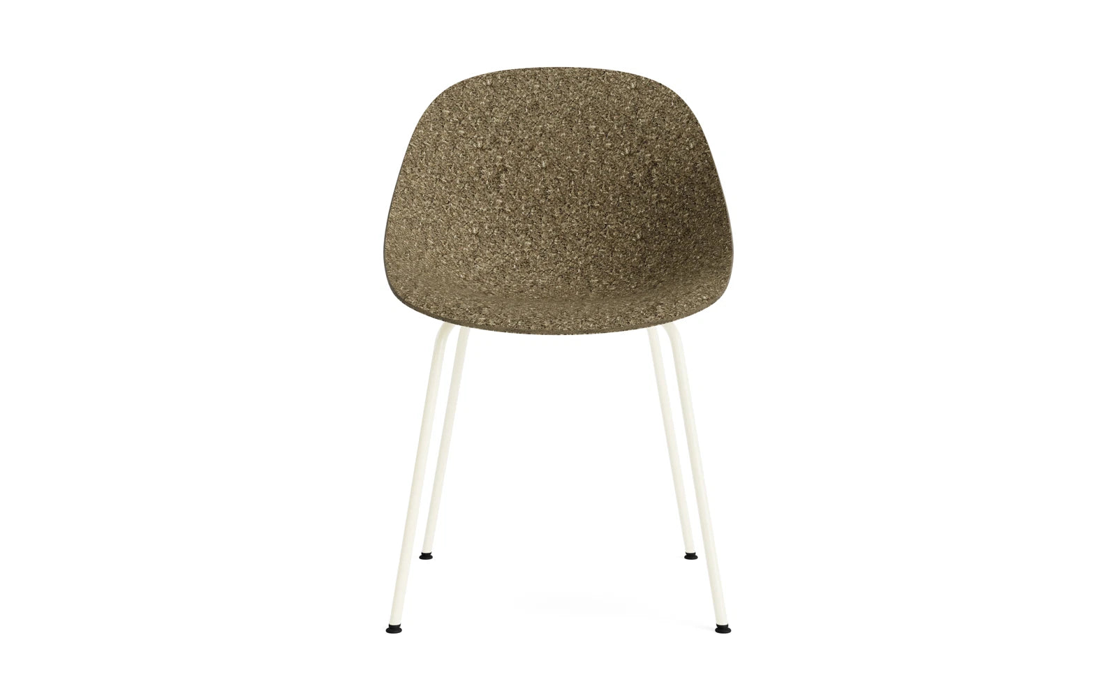 Mat Stuhl Creme stahl Seegras in  präsentiert im Onlineshop von KAQTU Design AG. Stuhl ist von Normann Copenhagen