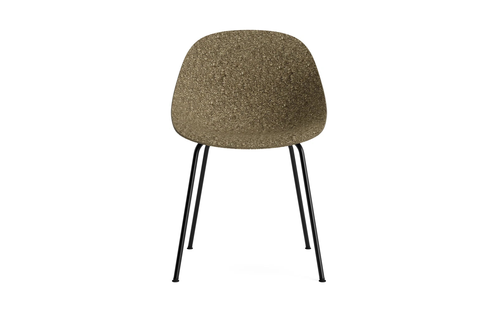 Mat Stuhl schwarzes Stahl Seegras in  präsentiert im Onlineshop von KAQTU Design AG. Stuhl ist von Normann Copenhagen