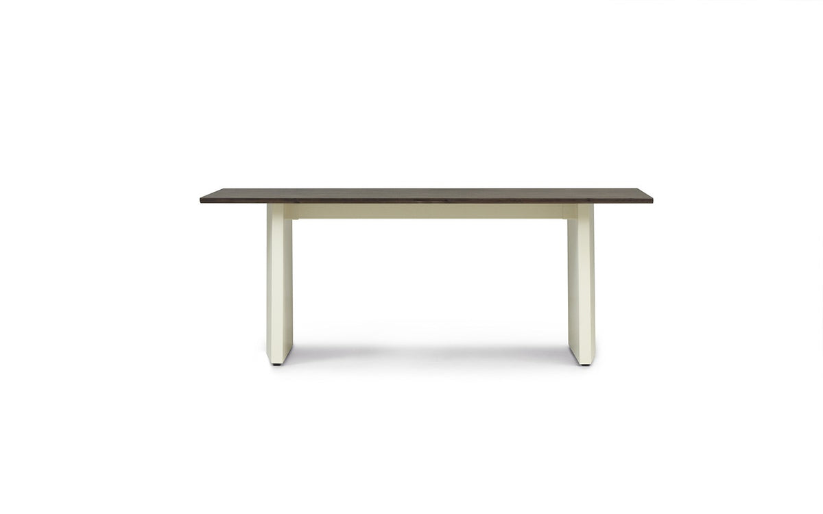 Table à panneaux 90 x 200 cm Crème