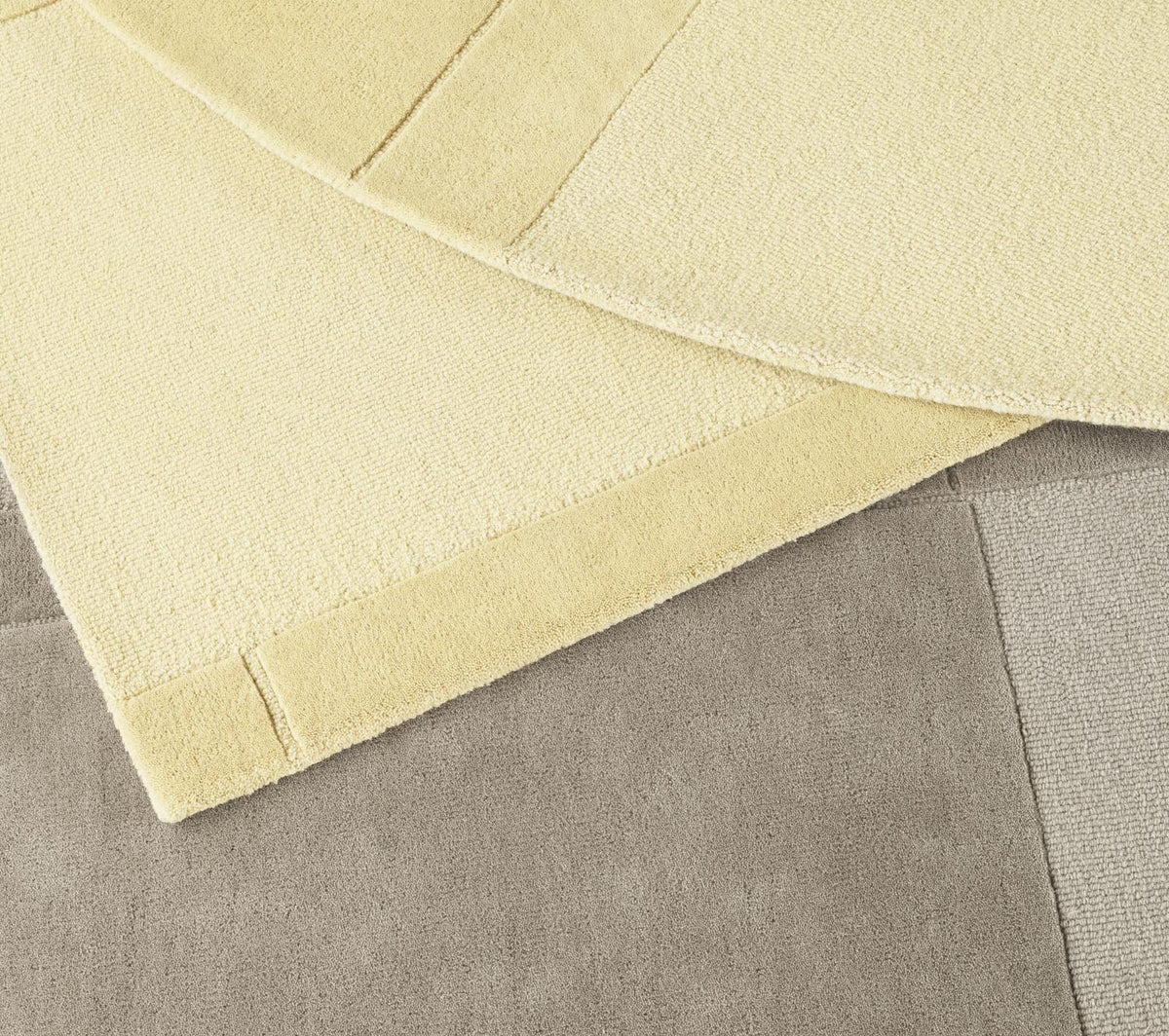 Level Teppich 170x240 cm in Light Yellow präsentiert im Onlineshop von KAQTU Design AG. Teppich ist von Normann Copenhagen