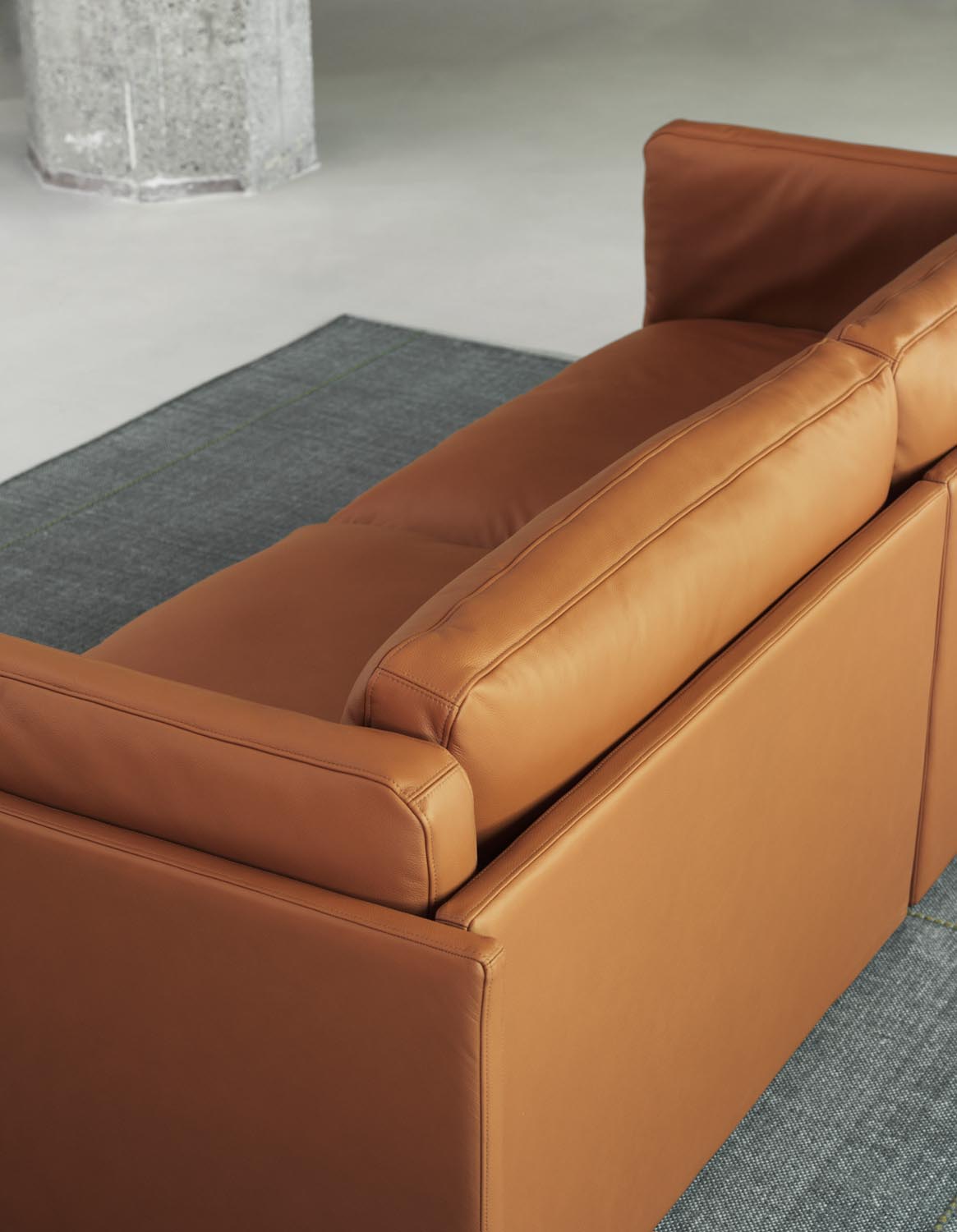 Softy Modulares Sofa 150 Ecke in Kvadrat Autumn präsentiert im Onlineshop von KAQTU Design AG. Modulares Sofa ist von Normann Copenhagen