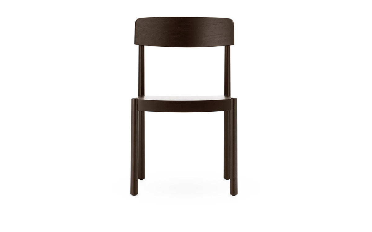 Timb Chair in Brown präsentiert im Onlineshop von KAQTU Design AG. Stuhl ist von Normann Copenhagen