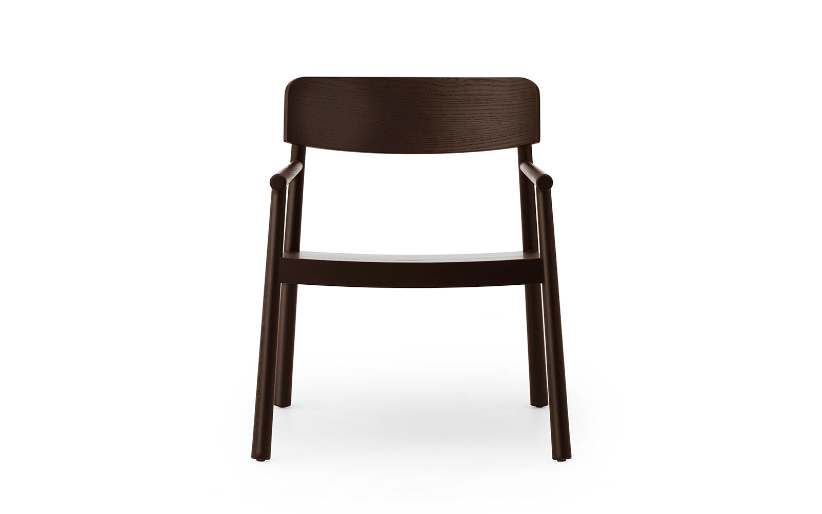Entdecken Sie den eleganten Timb Loungesessel von Normann Copenhagen in Braun – ein stilvolles Möbelstück für Ihr Zuhause.