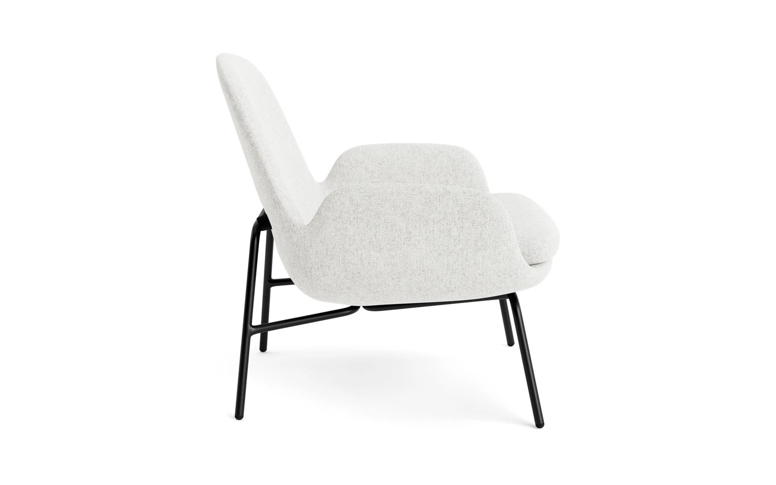 Era Lounge-Sessel niedrig schwarzer Stahl Hallingdal in Hallingdal 110 präsentiert im Onlineshop von KAQTU Design AG. Sessel ist von Normann Copenhagen
