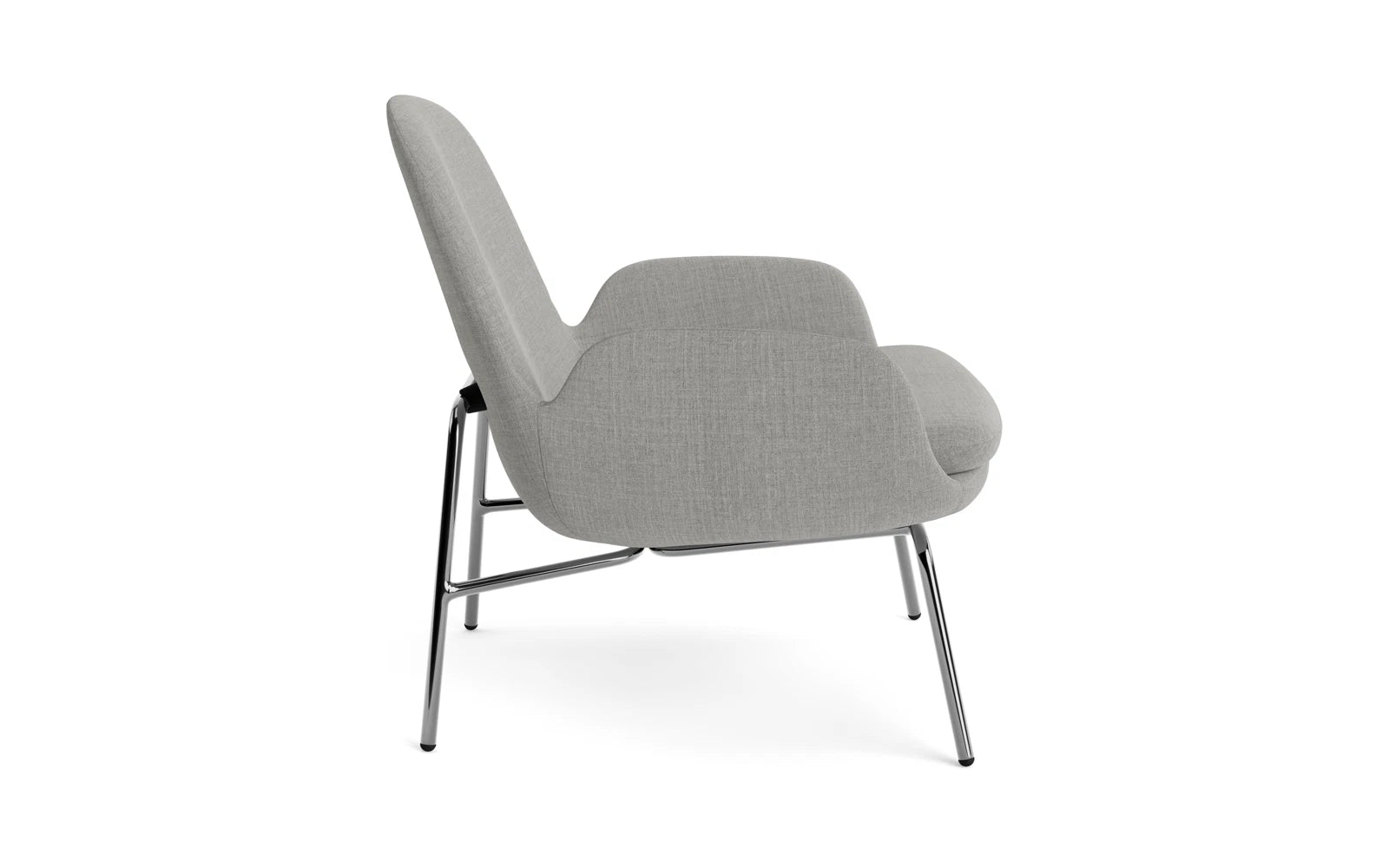 Era Lounge-Sessel niedrig Chrom Remix in Remix 133 präsentiert im Onlineshop von KAQTU Design AG. Sessel ist von Normann Copenhagen