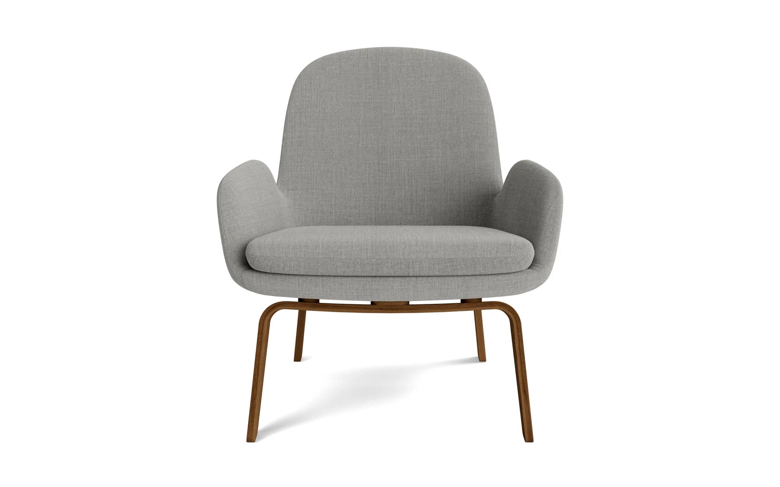 Era Lounge-Sessel niedrig Walnuss Remix in Remix 133 präsentiert im Onlineshop von KAQTU Design AG. Sessel ist von Normann Copenhagen