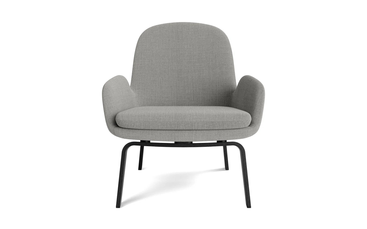 Era Lounge-Sessel niedrig schwarze Eiche Remix in Remix 133 präsentiert im Onlineshop von KAQTU Design AG. Sessel ist von Normann Copenhagen