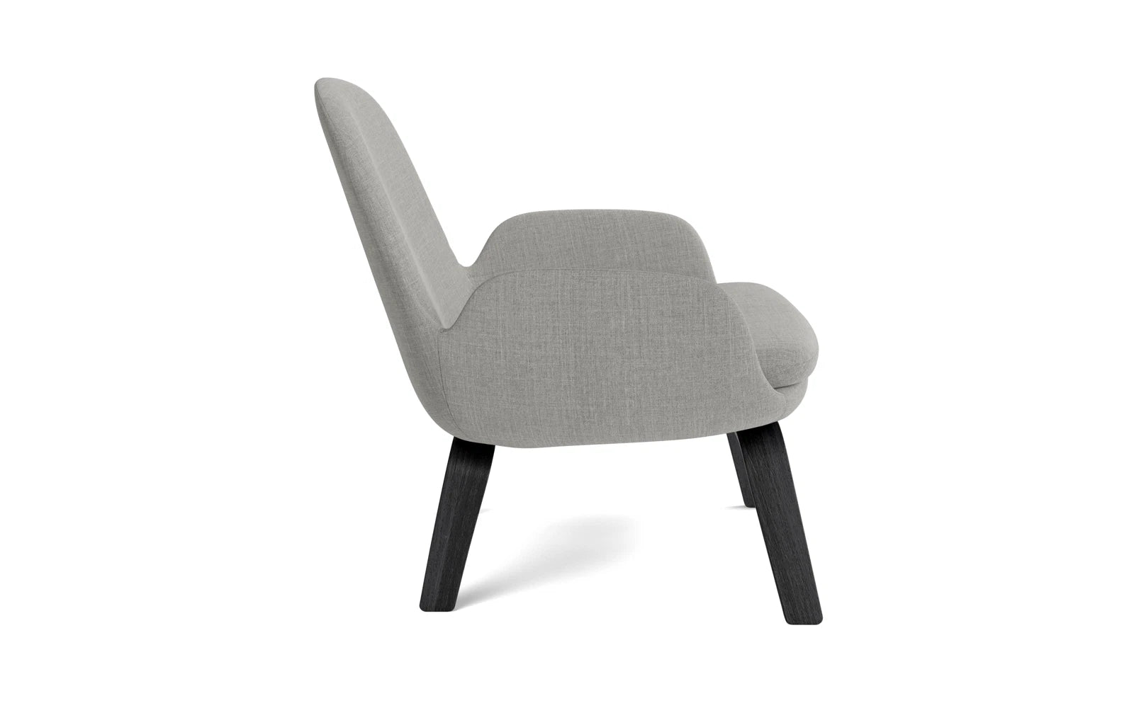 Era Lounge-Sessel niedrig schwarze Eiche Remix in Remix 133 präsentiert im Onlineshop von KAQTU Design AG. Sessel ist von Normann Copenhagen