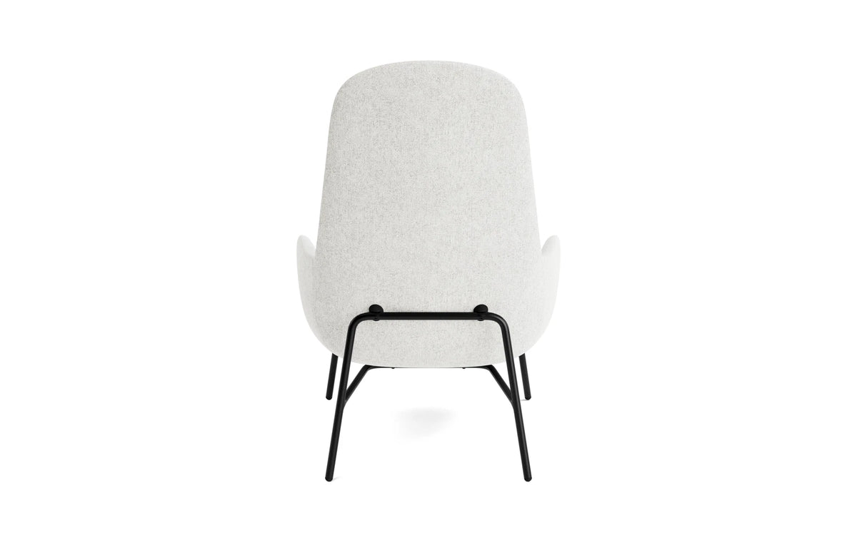 Era Lounge-Sessel hoch schwarzer Stahl Hallingdal in Hallingdal 110 präsentiert im Onlineshop von KAQTU Design AG. Sessel ist von Normann Copenhagen