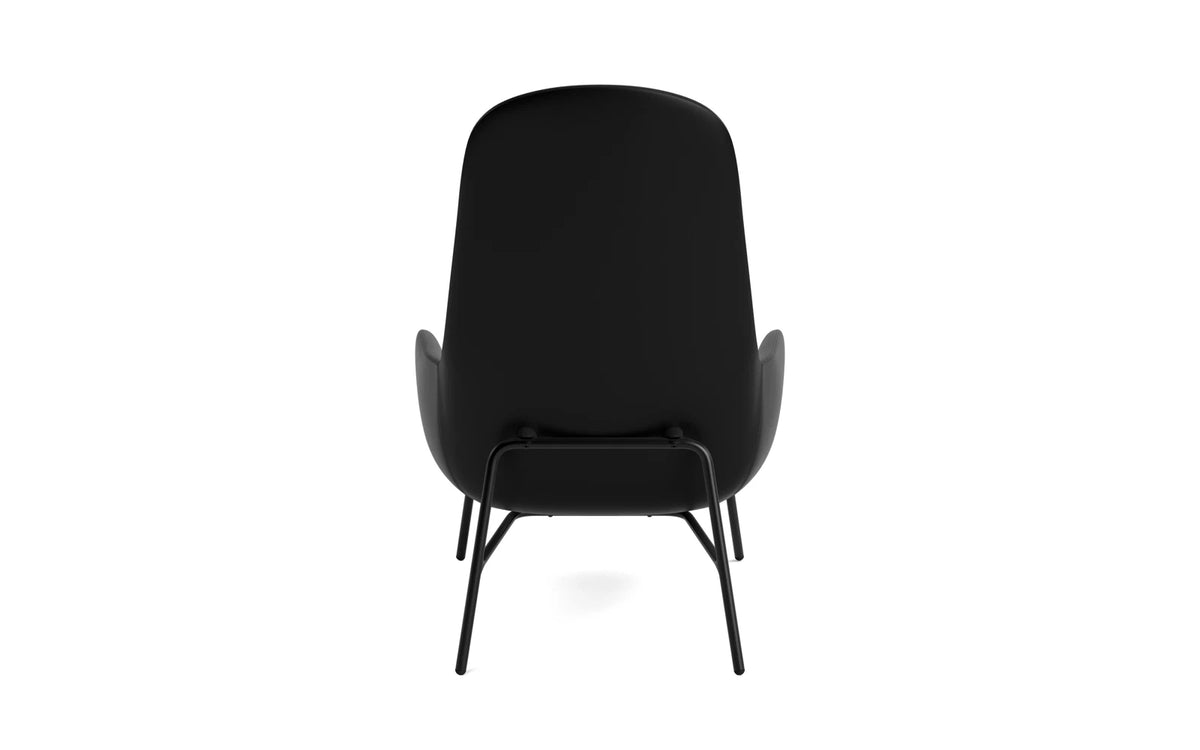 Era Lounge-Sessel hoch schwarzer Stahl Ultra in Ultra 41599 präsentiert im Onlineshop von KAQTU Design AG. Sessel ist von Normann Copenhagen