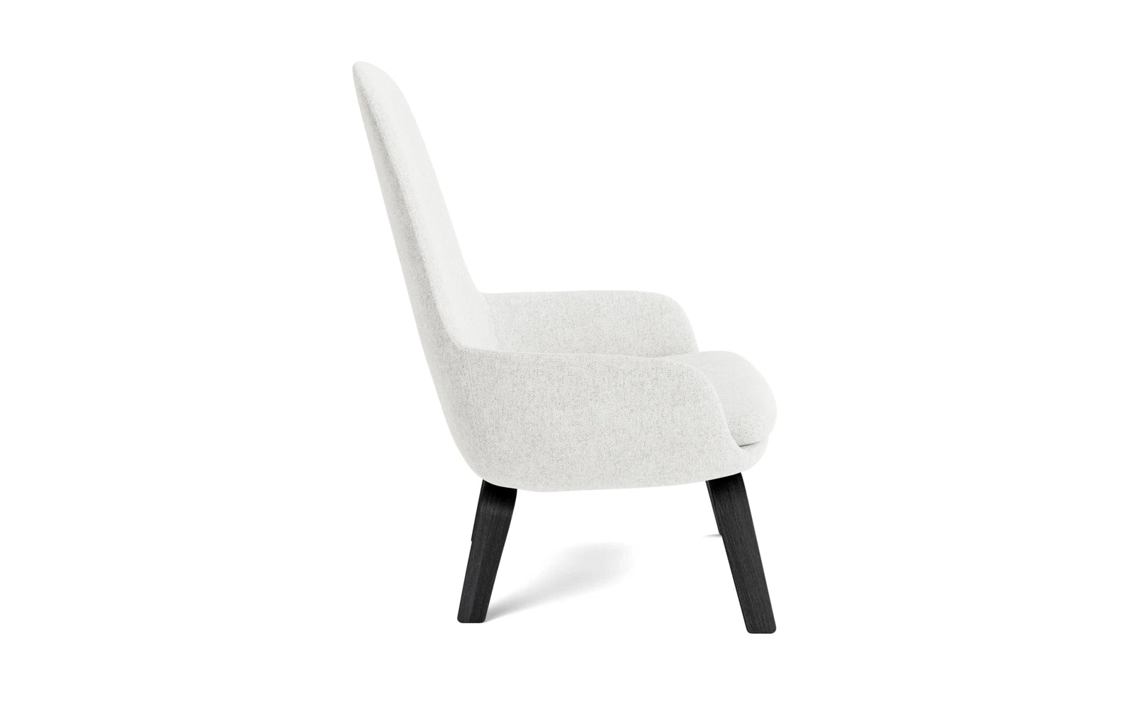 Era Lounge-Sessel hoch Schwarze Eiche Hallingdal in Hallingdal 110 präsentiert im Onlineshop von KAQTU Design AG. Sessel ist von Normann Copenhagen