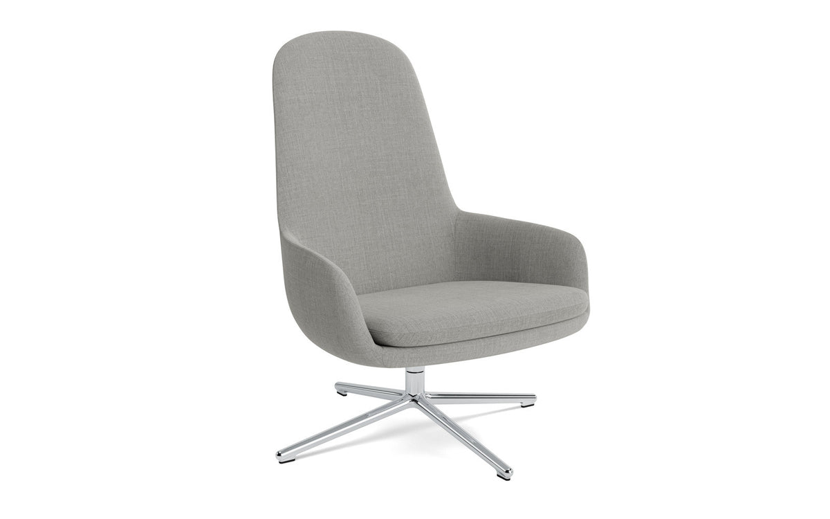 Era Lounge-Sessel hoch mit Drehgestell Aluminium Remix in Remix 133 präsentiert im Onlineshop von KAQTU Design AG. Drehsessel ist von Normann Copenhagen