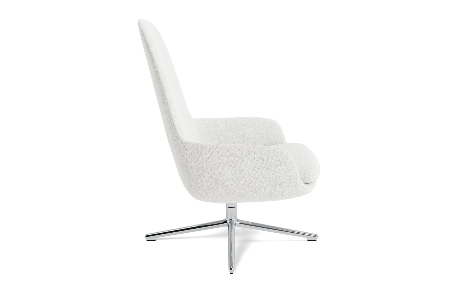 Era Lounge-Sessel hoch mit Drehgestell Aluminium Hallingdal in Hallingdal 110 präsentiert im Onlineshop von KAQTU Design AG. Sessel ist von Normann Copenhagen