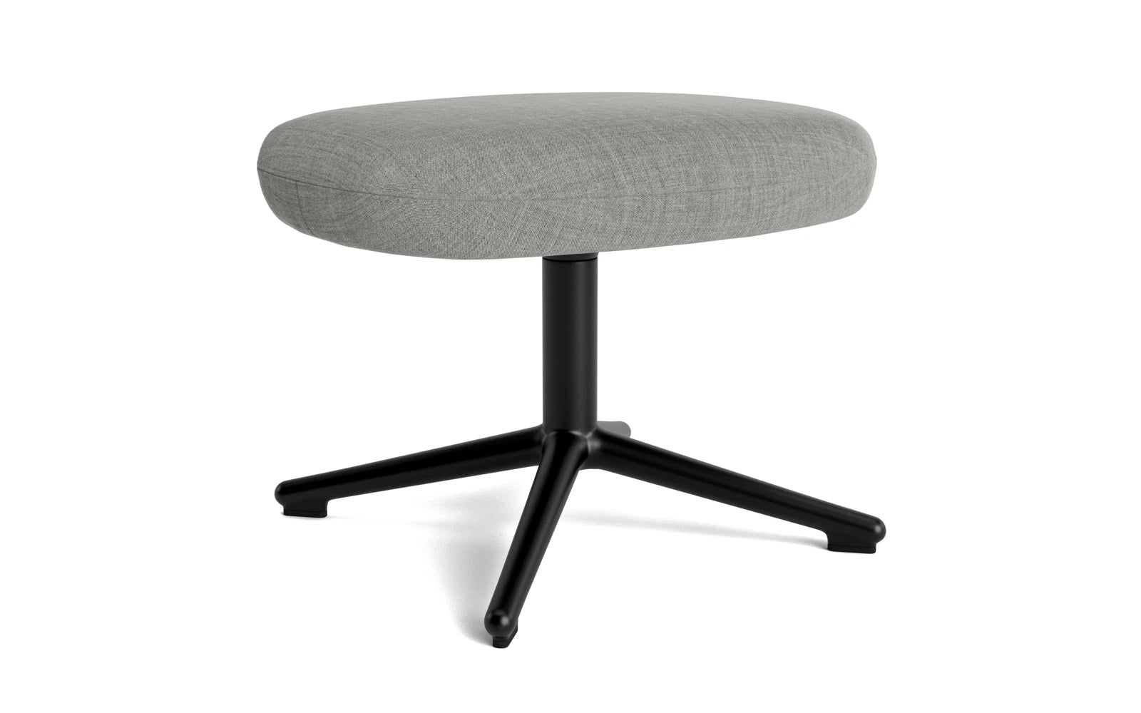 Era Fusshocker Swivel schwarzer  Alu Remix in Remix 133 präsentiert im Onlineshop von KAQTU Design AG. Ottoman ist von Normann Copenhagen