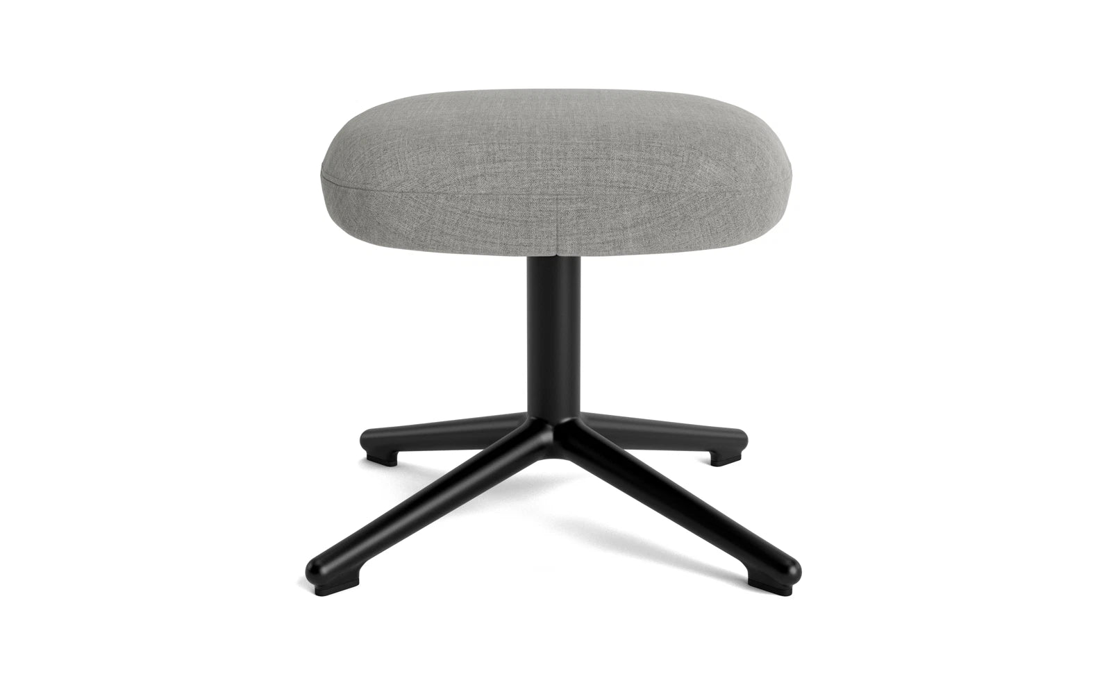 Era Fusshocker Swivel schwarzer  Alu Remix in Remix 133 präsentiert im Onlineshop von KAQTU Design AG. Ottoman ist von Normann Copenhagen