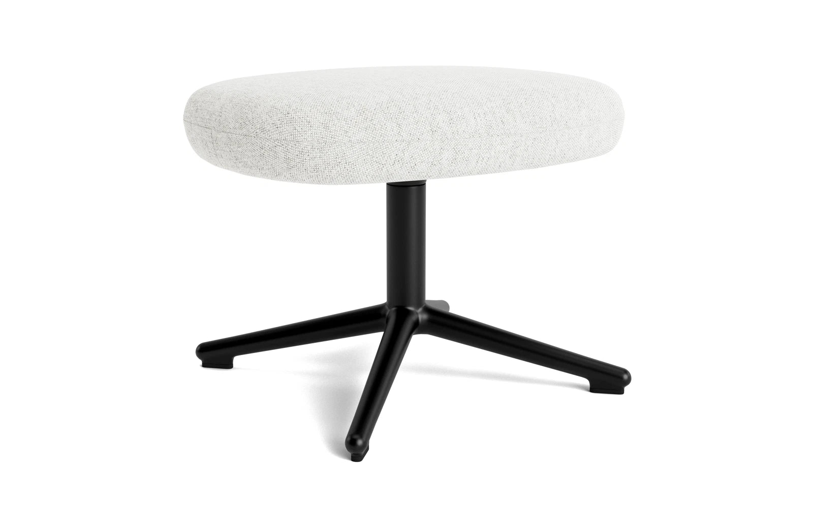 Era Fusshocker Swivel schwarzer  Alu Hallingdal in Hallingdal 110 präsentiert im Onlineshop von KAQTU Design AG. Ottoman ist von Normann Copenhagen