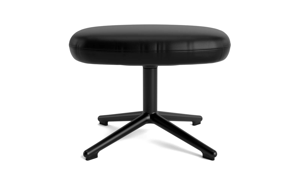 Era Fusshocker Swivel schwarzer Alu Ultra in Ultra 41599 präsentiert im Onlineshop von KAQTU Design AG. Ottoman ist von Normann Copenhagen