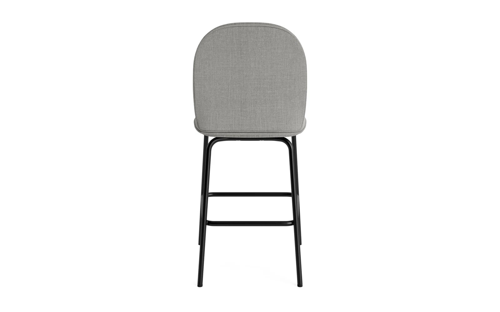 Ace Barstuhl 65 cm gepolstert, Schwarz Stahl, Remix in Remix 133 präsentiert im Onlineshop von KAQTU Design AG. Barstuhl ist von Normann Copenhagen