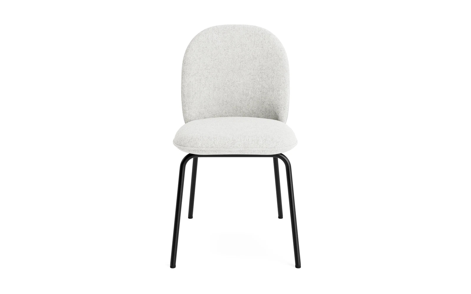 Ace Stuhl gepolstert, Schwarz Stahl, Hallingdal in Hallingdal 110 präsentiert im Onlineshop von KAQTU Design AG. Stuhl ist von Normann Copenhagen