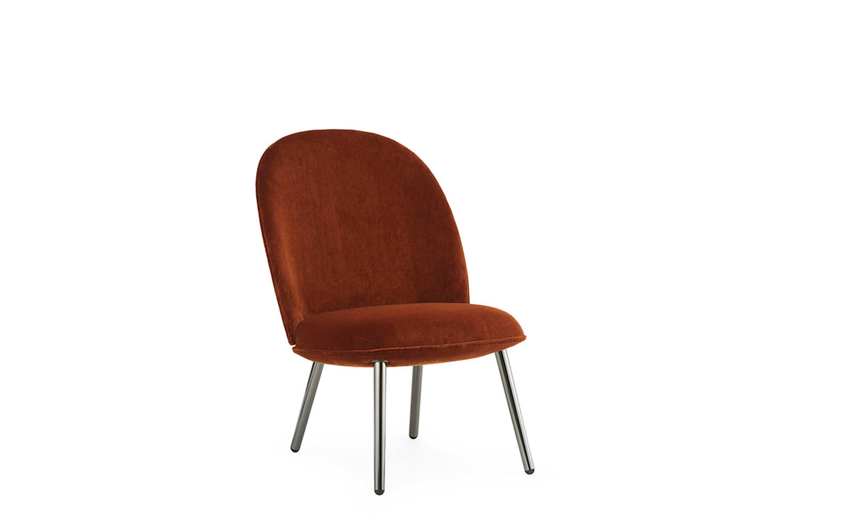 Ace Lounge-Sessel schwarzes Metallic City Velvet in City Velvet Vol. 2 027 präsentiert im Onlineshop von KAQTU Design AG. Sessel ist von Normann Copenhagen