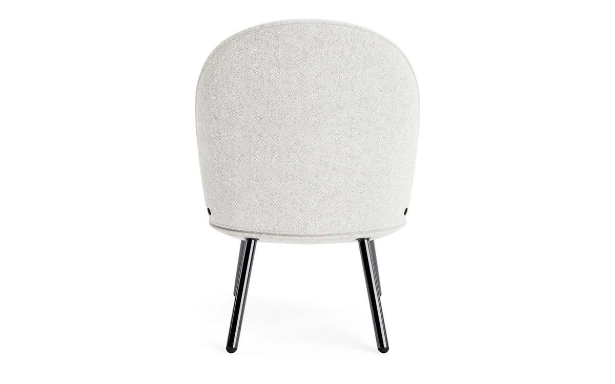 Ace Lounge-Sessel Schwarzes Metallic Stahl Hallingdal in Hallingdal 110 präsentiert im Onlineshop von KAQTU Design AG. Sessel ist von Normann Copenhagen