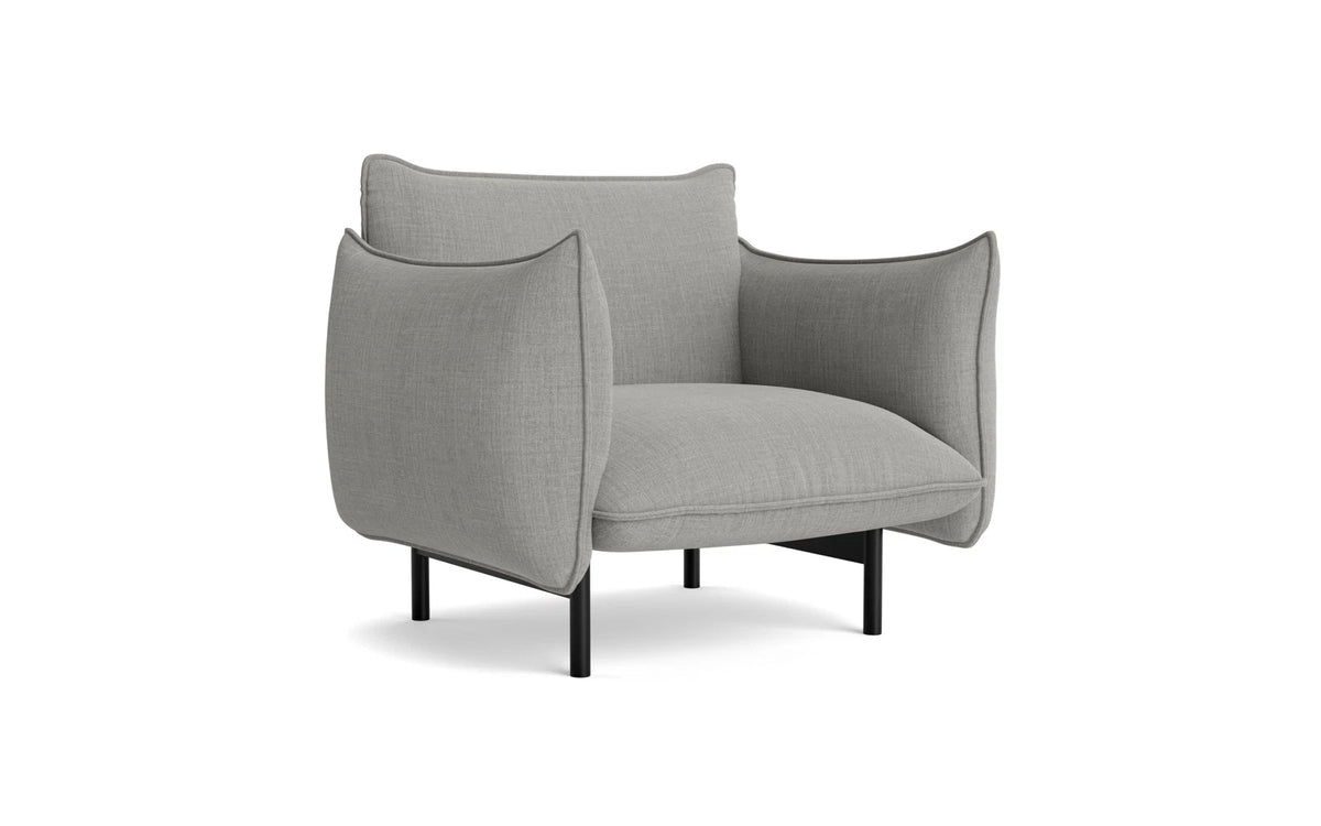 Ark Lounge-Sessel Schwarz Stahl Remix in Remix 133 präsentiert im Onlineshop von KAQTU Design AG. Sessel ist von Normann Copenhagen