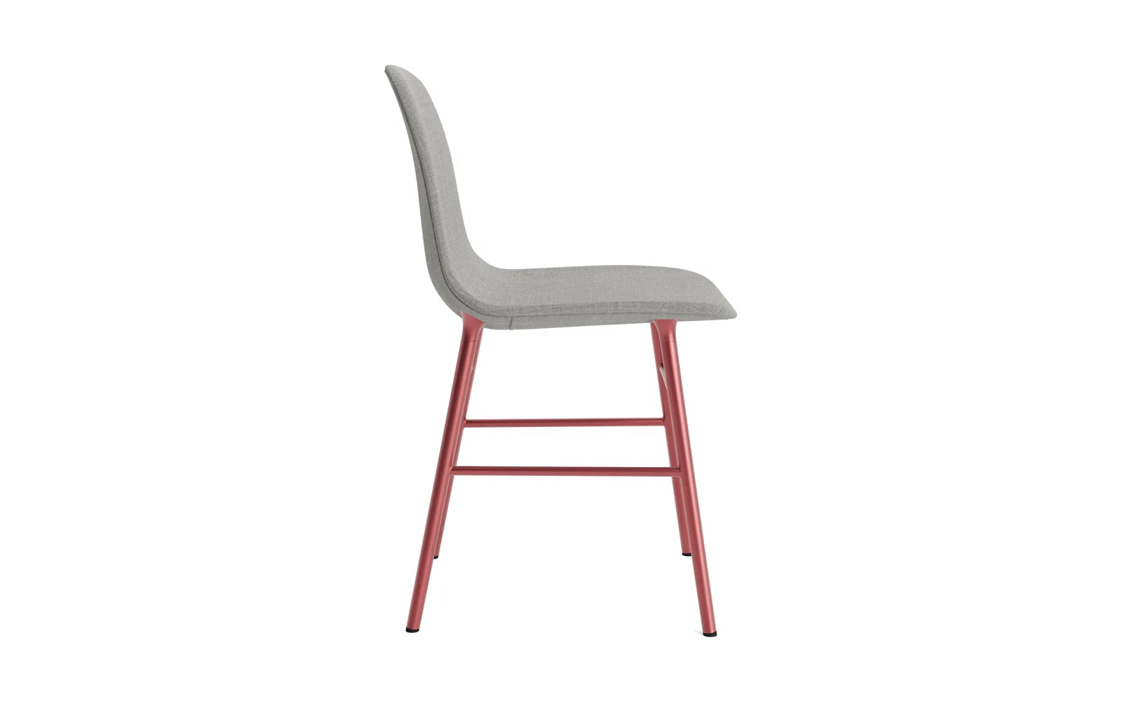 Form Stuhl gepolstert Rot Stahl Remix in Remix 133 präsentiert im Onlineshop von KAQTU Design AG. Stuhl ist von Normann Copenhagen