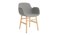 Fauteuil Form rembourré en chêne