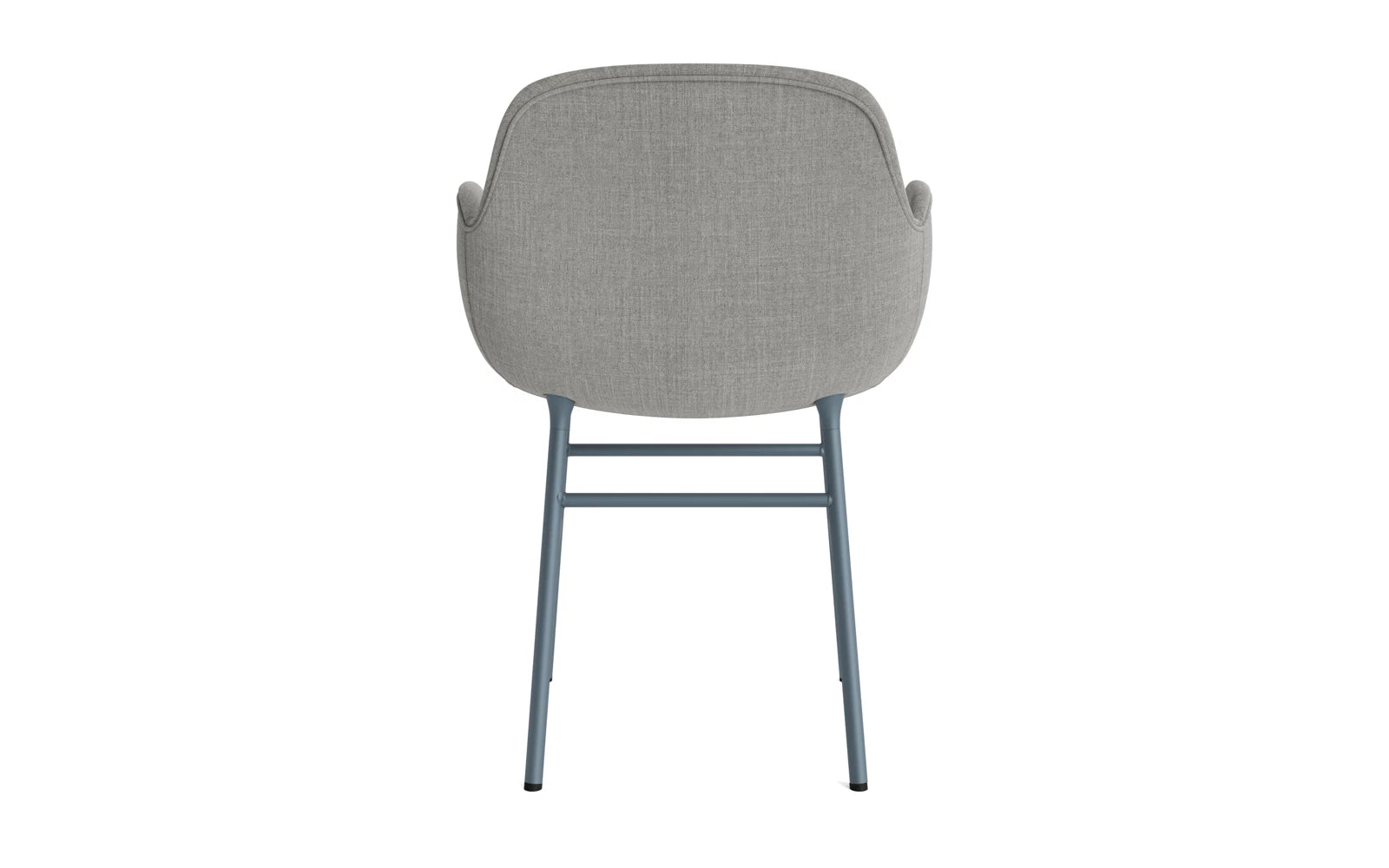 Form Lehnstuhl gepolstert Blau Stahl Remix in Remix 133 präsentiert im Onlineshop von KAQTU Design AG. Stuhl mit Armlehne ist von Normann Copenhagen