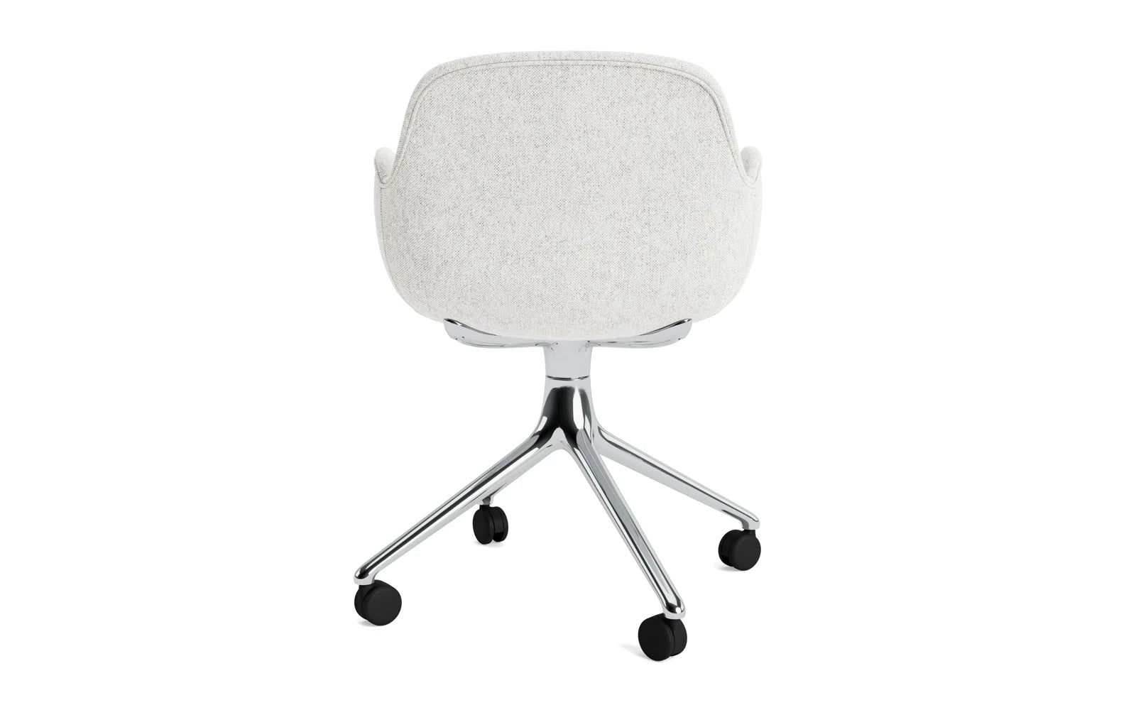 Form Drehsessel 4W Vollpolster Aluminium/Hallingdal in Hallingdal 110 präsentiert im Onlineshop von KAQTU Design AG. Sessel ist von Normann Copenhagen