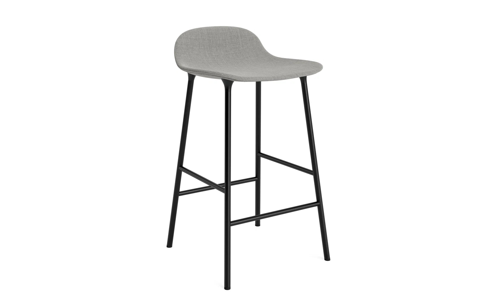 Form Barstuhl 65 cm gepolstert schwarz Stahl Remix in Remix 133 präsentiert im Onlineshop von KAQTU Design AG. Barstuhl ist von Normann Copenhagen