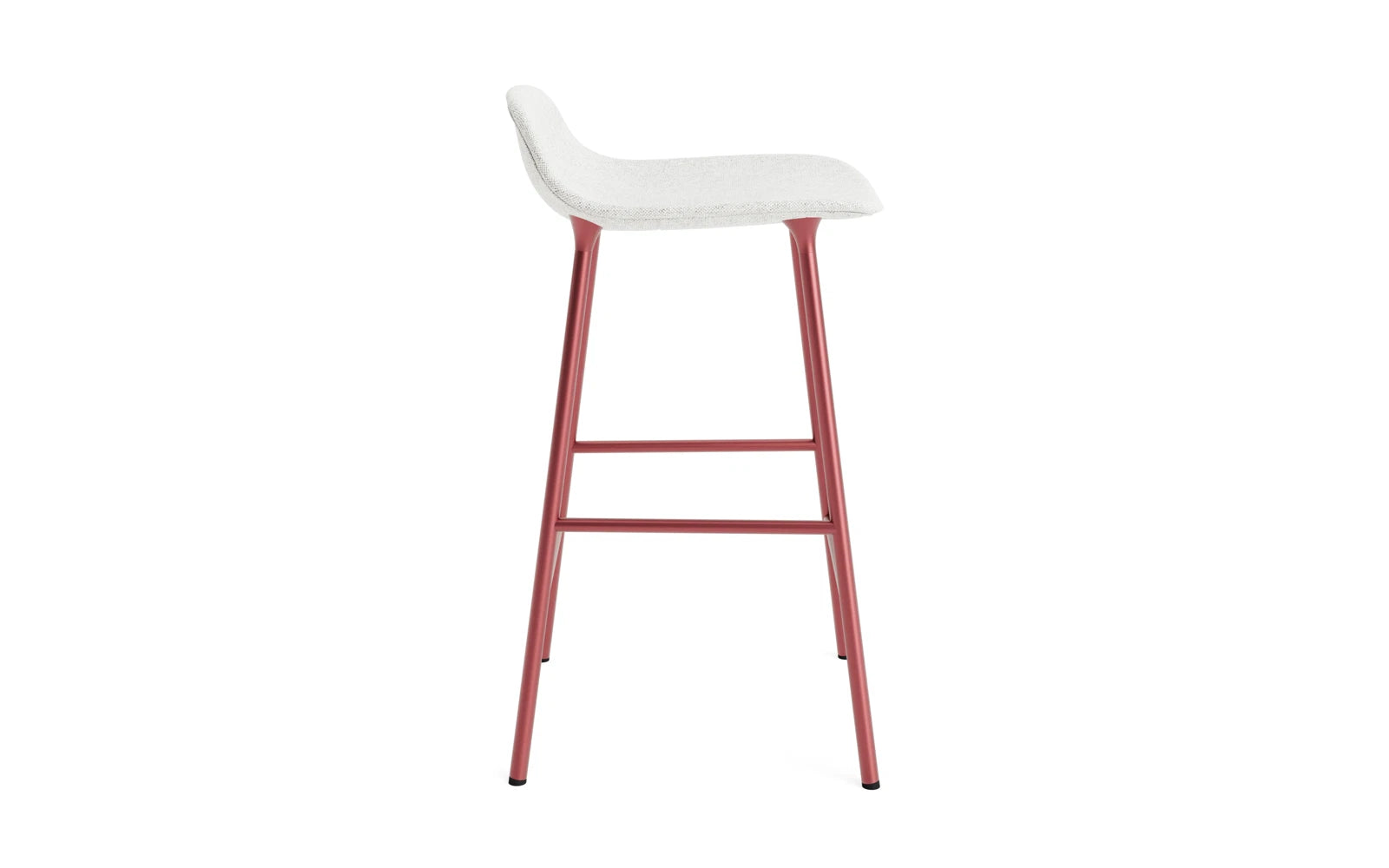 Form Barstuhl 65 cm gepolstert rot Stahl Hallingdal in Hallingdal 110 präsentiert im Onlineshop von KAQTU Design AG. Barstuhl ist von Normann Copenhagen