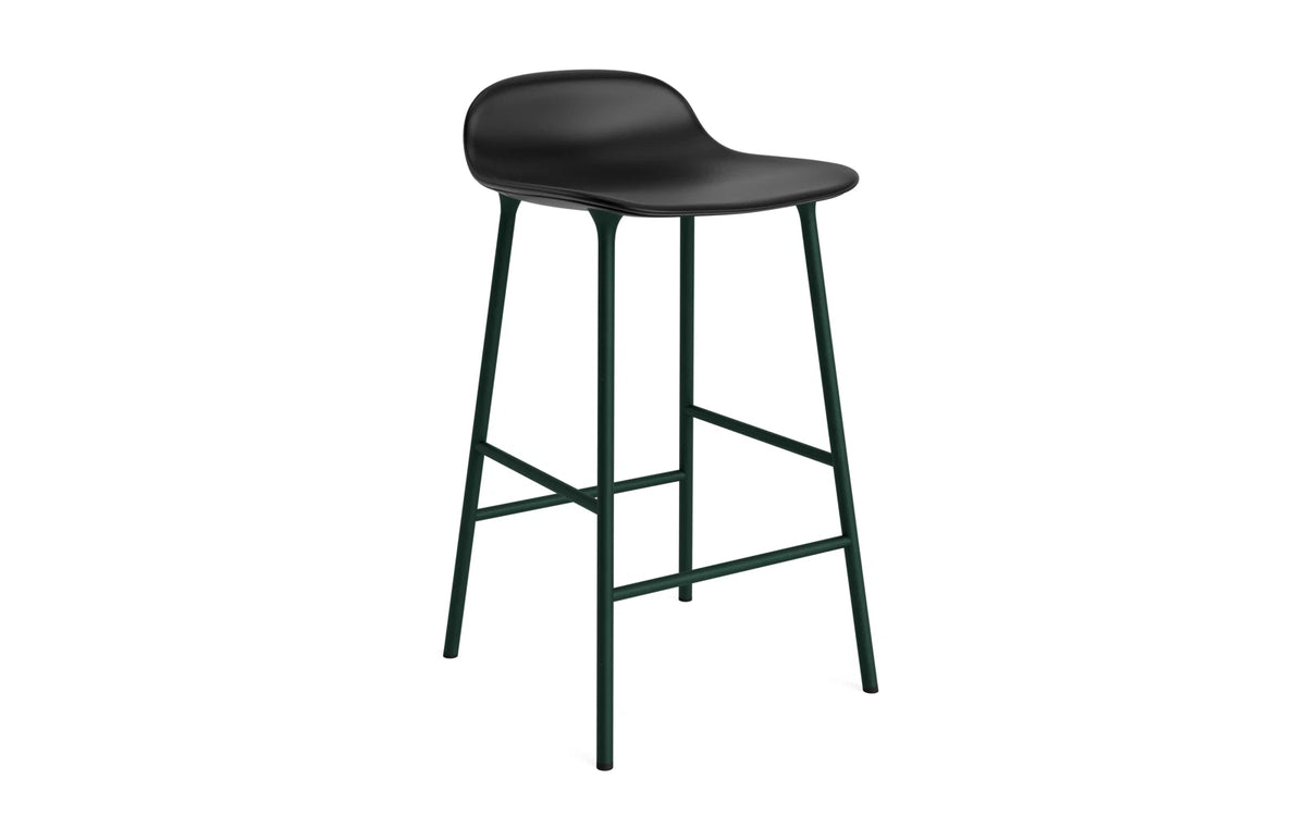 Form Barstuhl 65 cm gepolstert grün Stahl Ultra in Ultra 41599 präsentiert im Onlineshop von KAQTU Design AG. Barstuhl ist von Normann Copenhagen