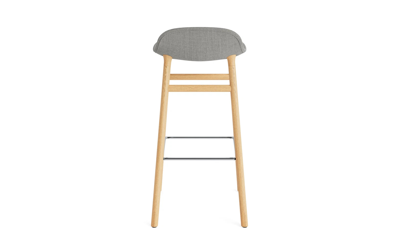 Stilvoller 75 cm Barhocker von Normann Copenhagen, bequem gepolstert.